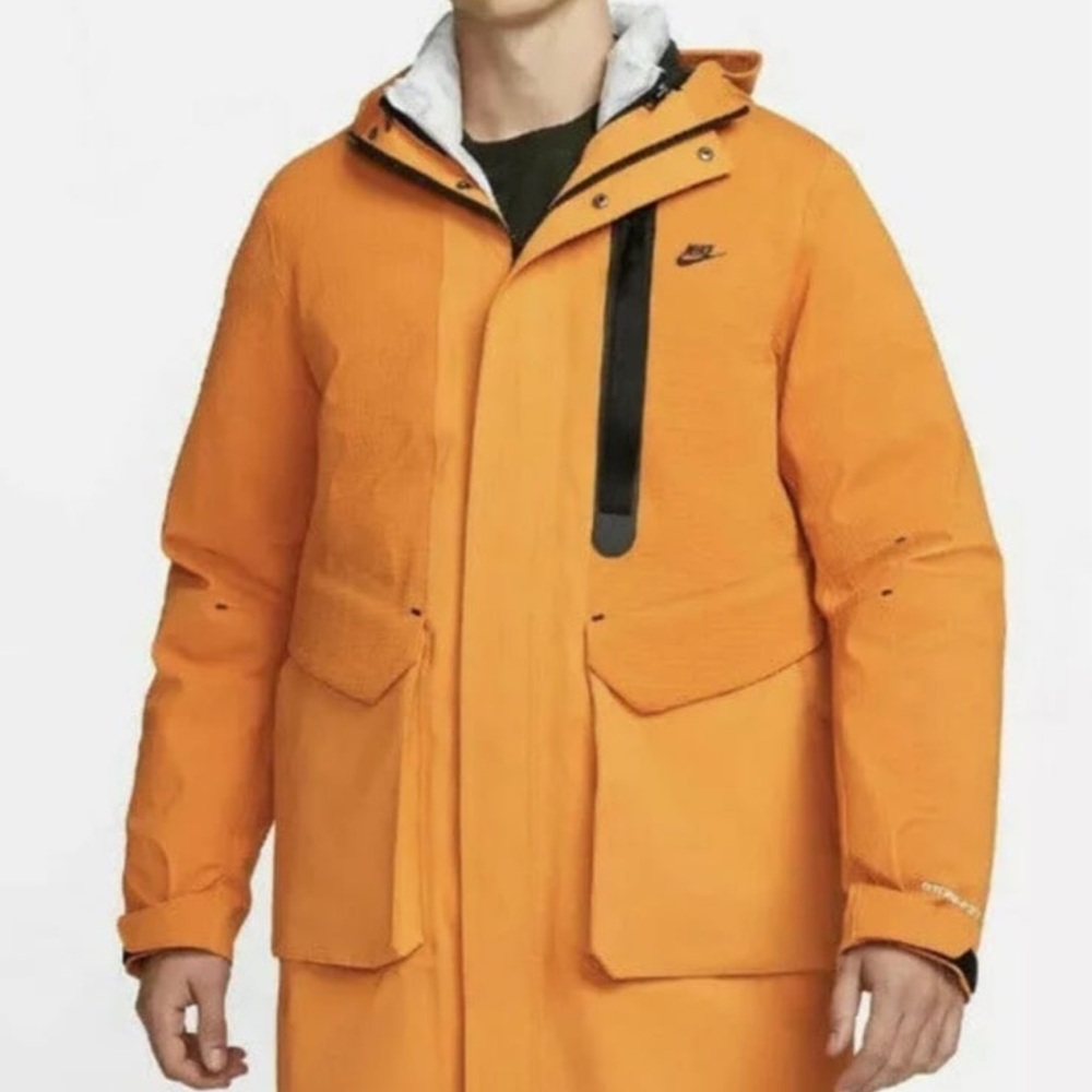 Nike Men's tech pack 2:1 Orange Hooded Jacket